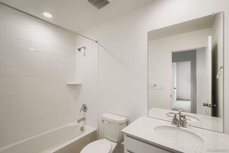 Furnished interior view inside a new home in Parterre: The Skyline Collection, Thornton (Image 6).