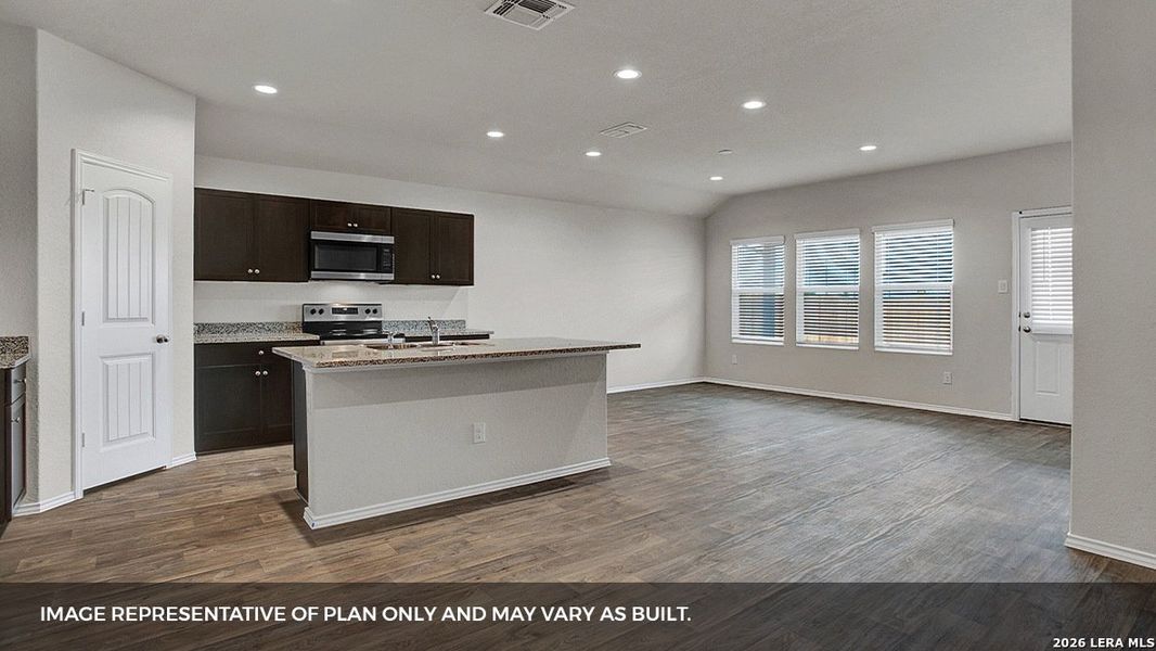 Furnished interior view inside a new home in The Birch at Spencer Ranch, Boerne (Image 6). Furnished interior view inside a new home in The Birch at Spencer Ranch, Boerne (Image 6).