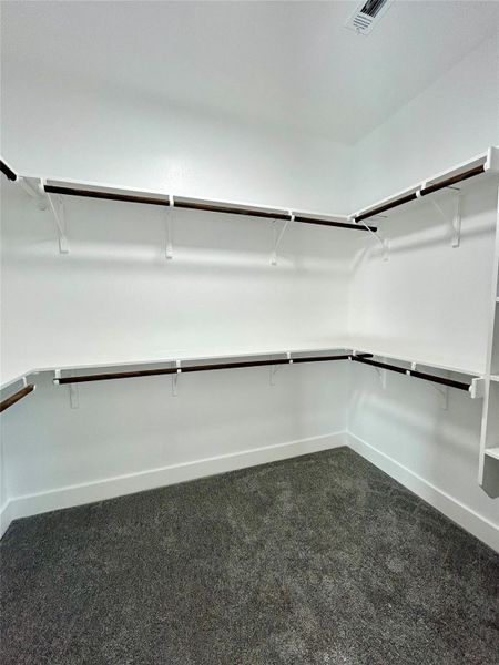 Primary closet Primary closet