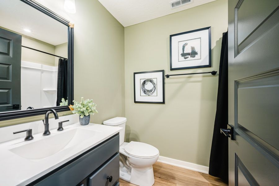 Representative furnished interior of a home built from the Camden by Fischer Homes in Easton Park, Dallas (Image 42).