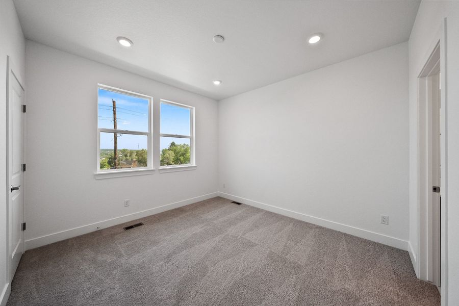 Spacious, unfurnished interior of a new home in Berkeley Villas, Denver (Image 29). Spacious, unfurnished interior of a new home in Berkeley Villas, Denver (Image 29).