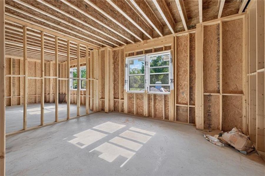 In-progress construction of a new home in , Monticello, GA (Image 23).