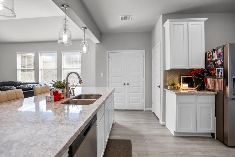 Furnished interior view inside a new home in , Baytown (Image 5). Furnished interior view inside a new home in , Baytown (Image 5).