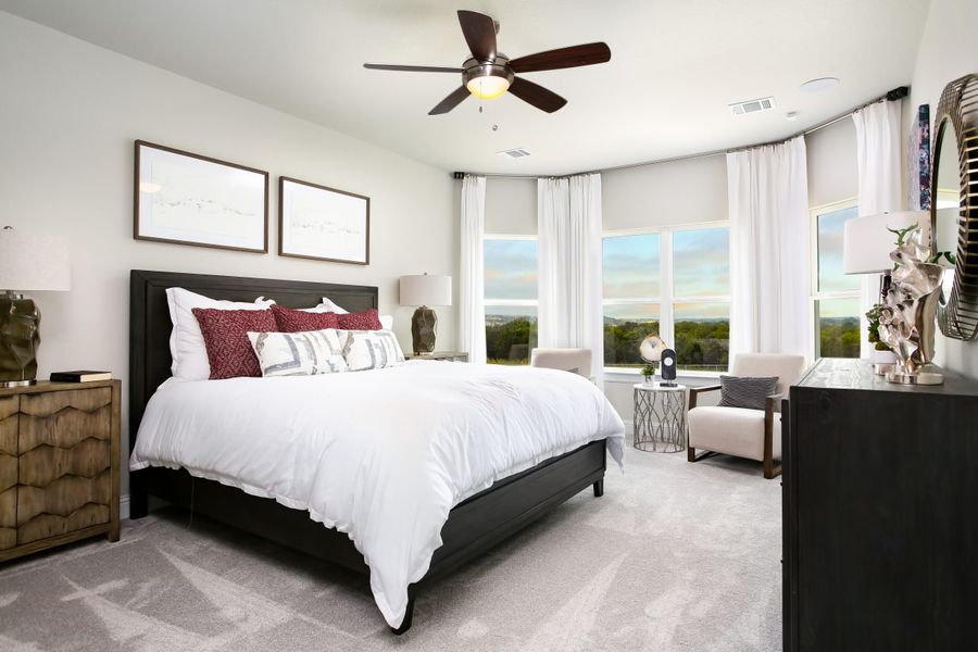 Representative furnished interior of a home built from the Cloverleaf 2460 by Brohn Homes in Cloverleaf, Austin (Image 8). Representative furnished interior of a home built from the Cloverleaf 2460 by Brohn Homes in Cloverleaf, Austin (Image 8).