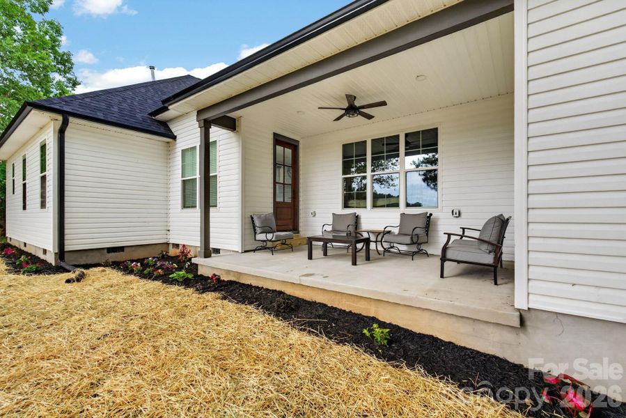 Covered Back Porch