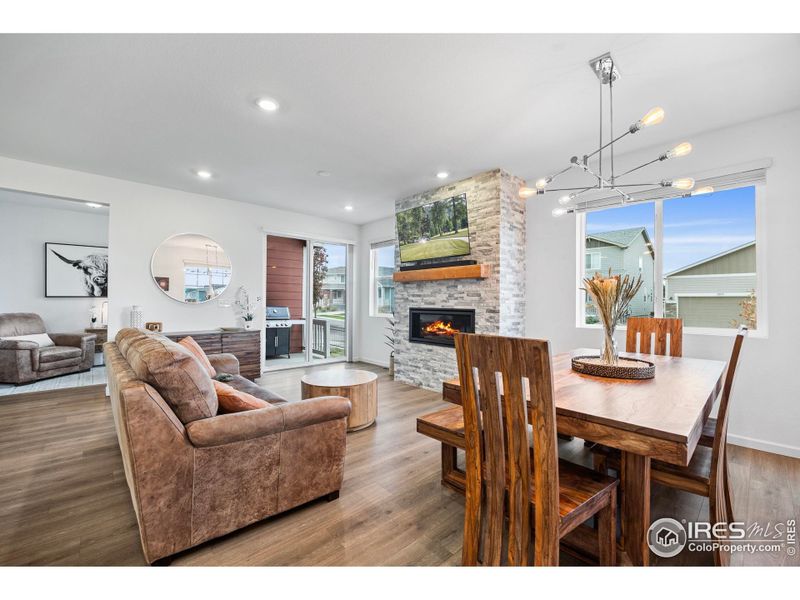 Furnished interior view inside a new home in , Fort Collins (Image 25).