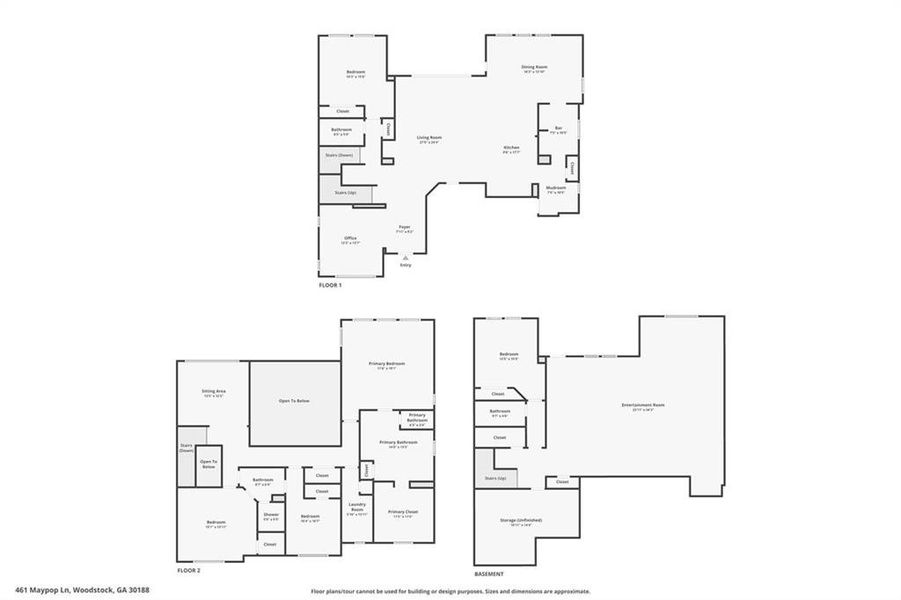 2D floor plan layout of this home in , Woodstock, GA (Image 4). 2D floor plan layout of this home in , Woodstock, GA (Image 4).