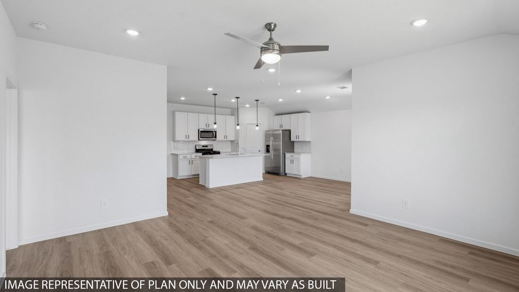 Representative unfurnished interior of a home built from the Glendale by D.R. Horton in Cypress Green, Hockley (Image 12).