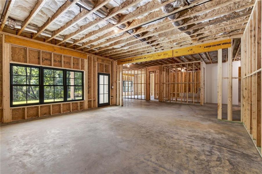 In-progress construction of a new home in , Cumming, GA (Image 65).