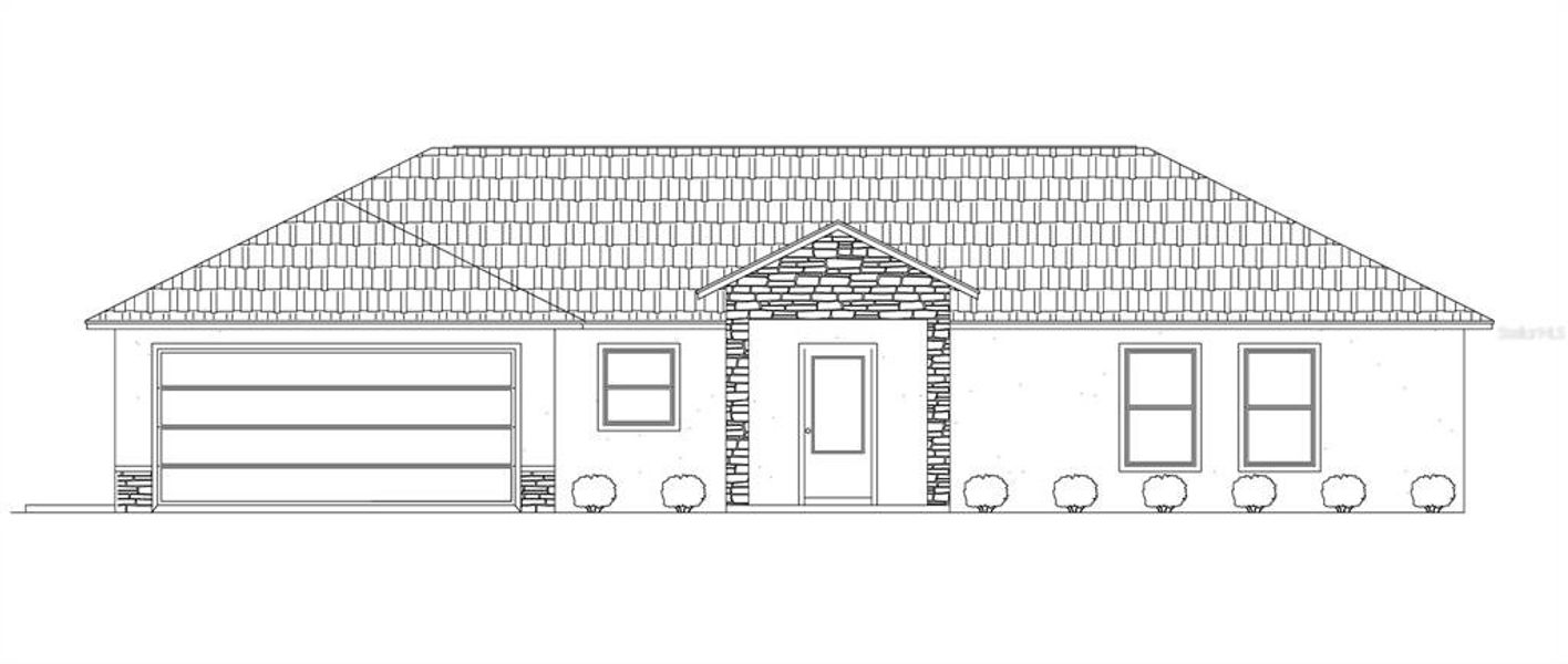 Front exterior of a new home in , Ocklawaha, FL, highlighting curb appeal (Image 2). Front exterior of a new home in , Ocklawaha, FL, highlighting curb appeal (Image 2).