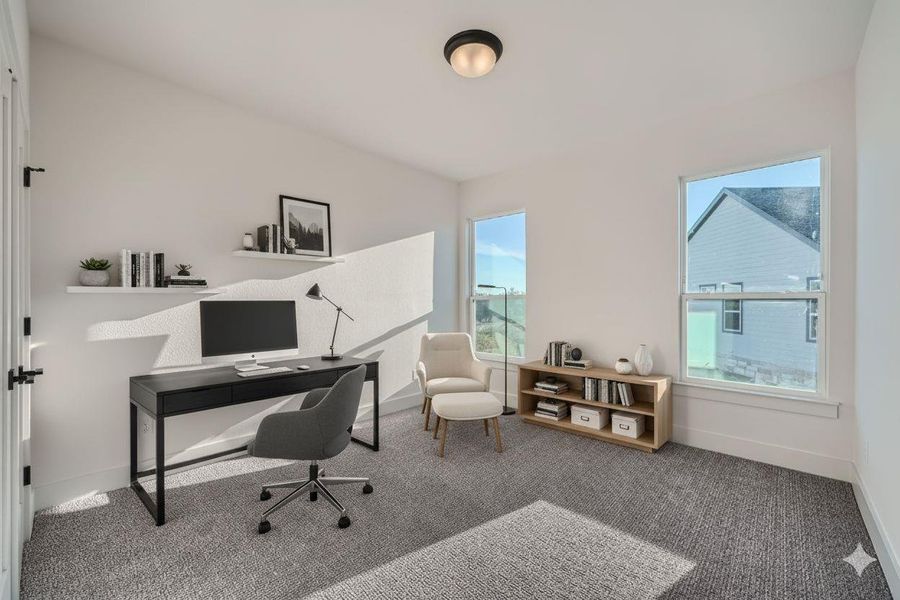 Furnished interior view inside a new home in Chester Ranch Place, Round Rock (Image 5).