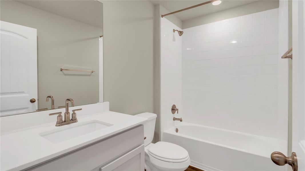 Furnished interior view inside a new home in Carillon, Manor (Image 8).