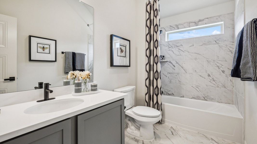 Representative furnished interior of a home built from the Oleander by Brightland Homes in Churchill, Anna (Image 14).