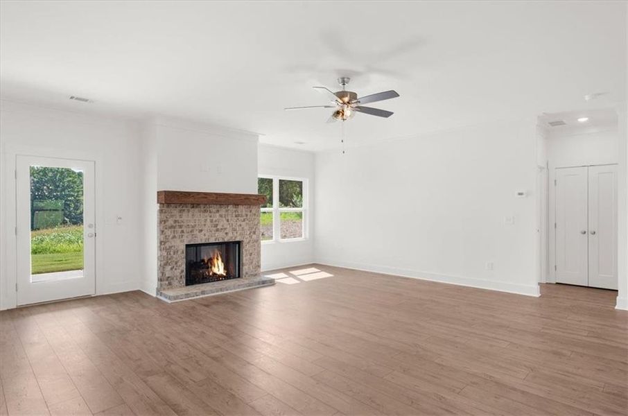 Spacious, unfurnished interior of a new home in , Cumming (Image 44).
