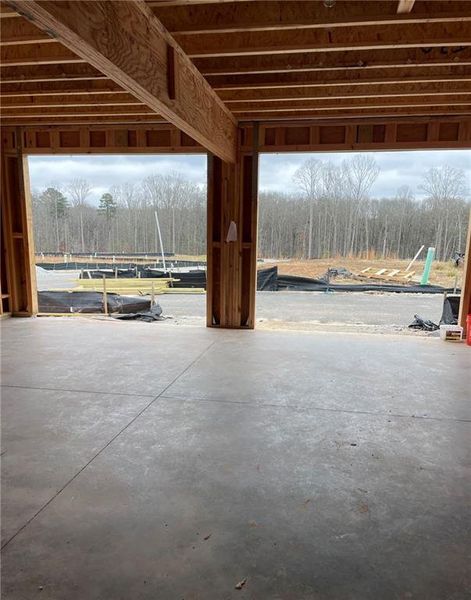 In-progress construction of a new home in , Fayetteville, GA (Image 4).