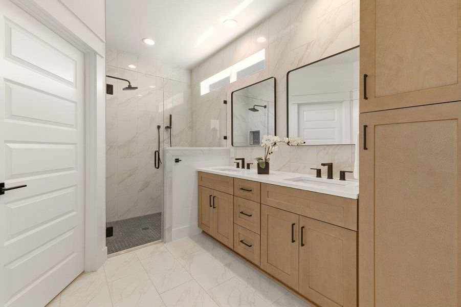 Furnished interior view inside a new home in , Austin (Image 26).