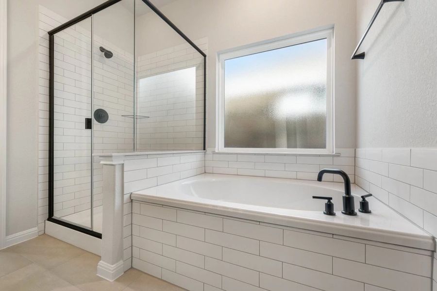 Furnished interior view inside a new home in Patterson Ranch, Georgetown (Image 17).