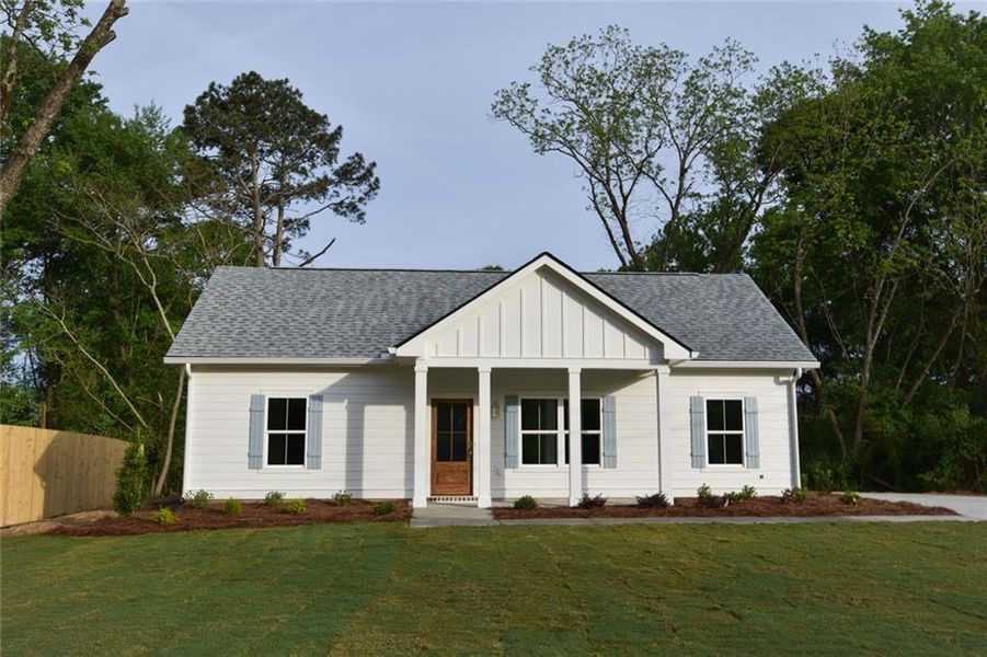 Front exterior of a new home in , Watkinsville, GA, highlighting curb appeal (Image 12). Front exterior of a new home in , Watkinsville, GA, highlighting curb appeal (Image 12).