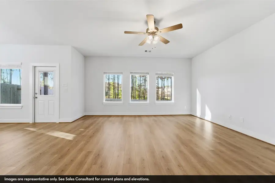 Representative unfurnished interior of a home built from the Aquila by CastleRock Communities in Chasin Heights, Converse (Image 14).