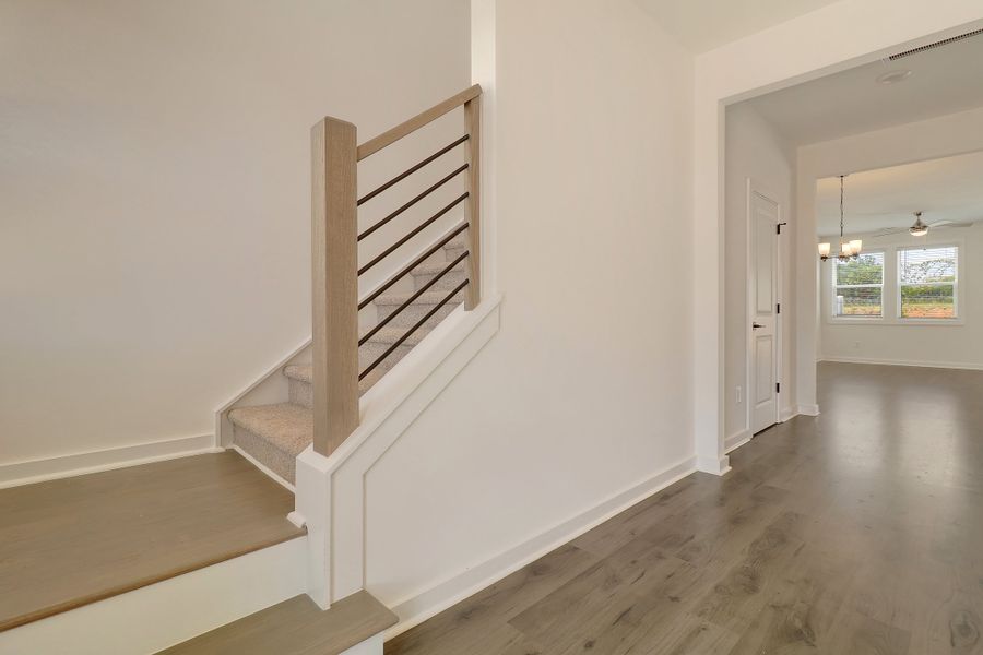 Representative unfurnished interior of a home built from the Ivey by Hunter Quinn Homes in Westgate Village Townes, Spartanburg (Image 19). Representative unfurnished interior of a home built from the Ivey by Hunter Quinn Homes in Westgate Village Townes, Spartanburg (Image 19).