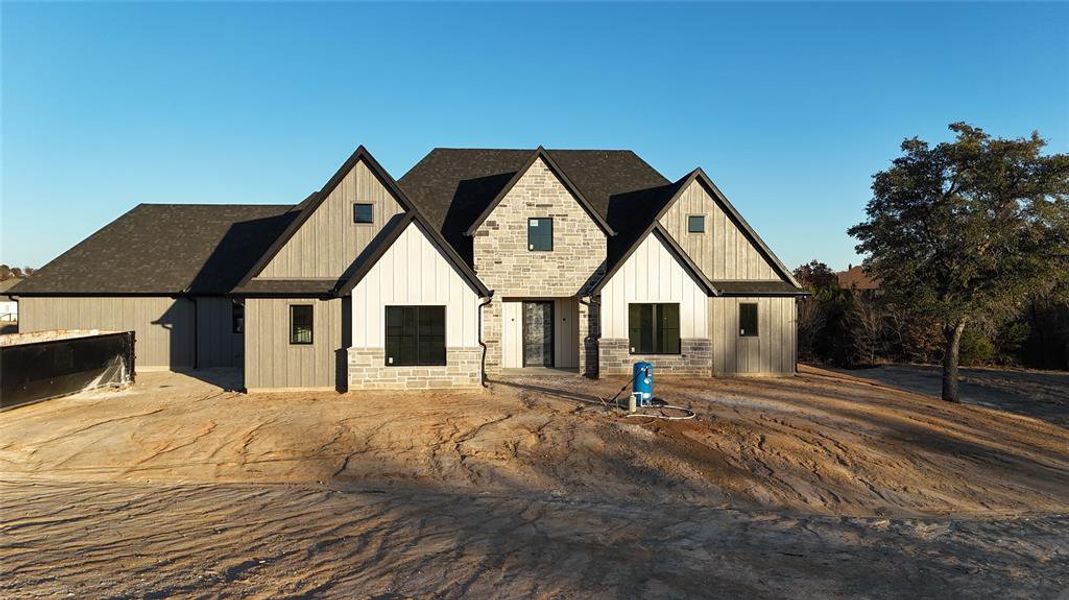 In-progress construction of a new home in , Weatherford, TX (Image 9).