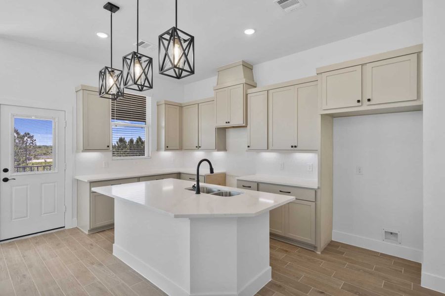 Furnished interior view inside a new home in Bridgeland, Cypress (Image 5). Furnished interior view inside a new home in Bridgeland, Cypress (Image 5).