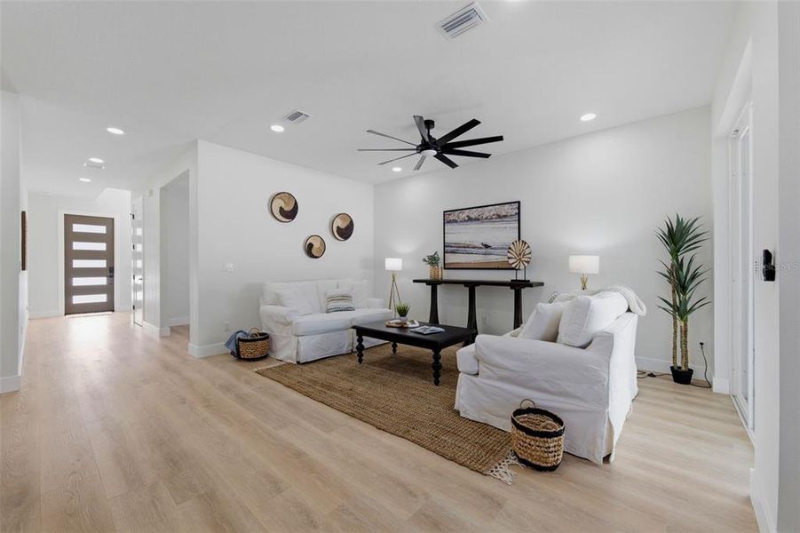 Furnished interior view inside a new home in , Tampa (Image 45).