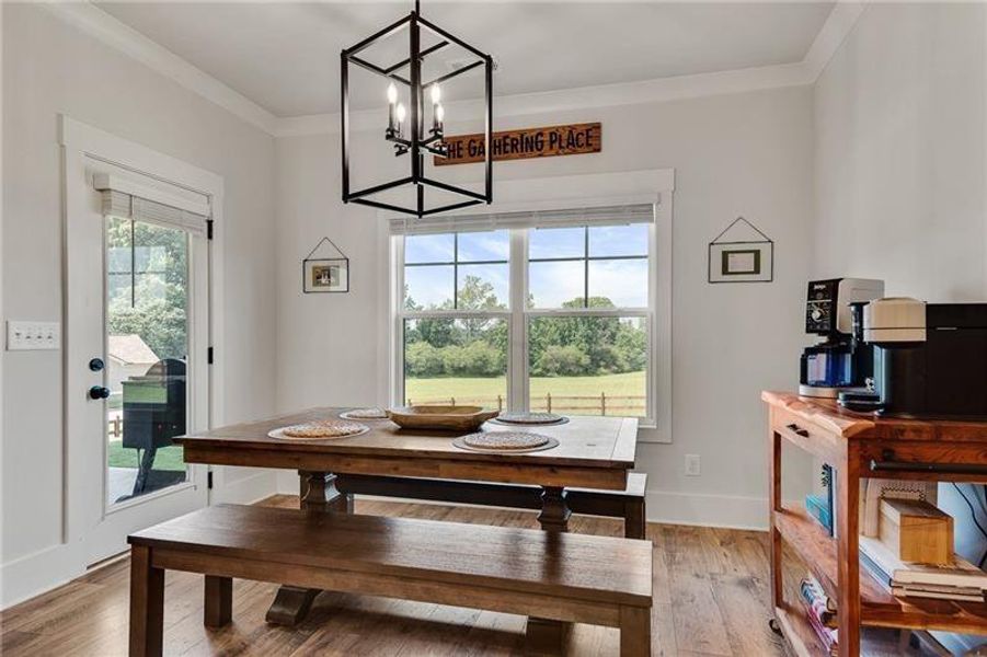 Furnished interior view inside a new home in Alcovy Station, Covington (Image 17).