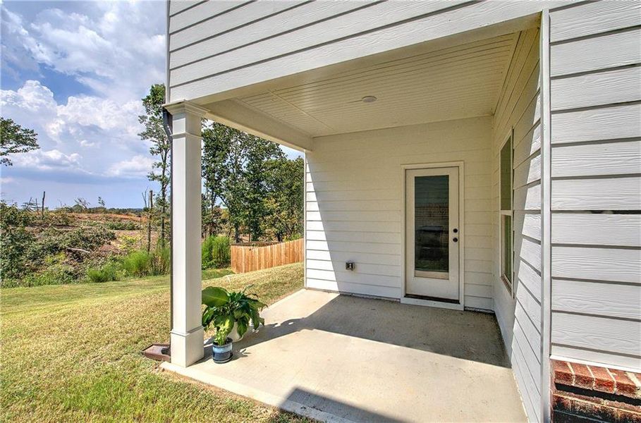 Exterior details and patio area of a home in , Cartersville (Image 4).