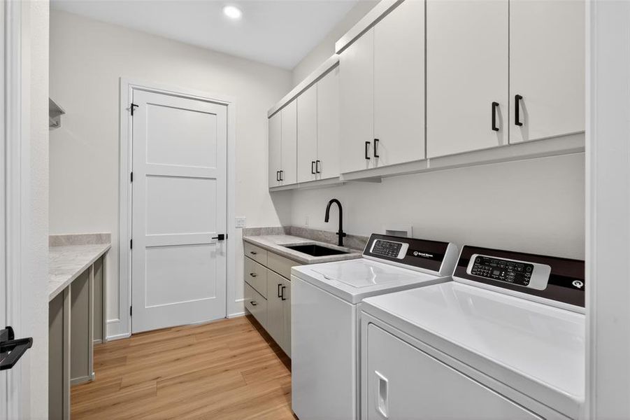 Furnished interior view inside a new home in , Hallsville (Image 12).