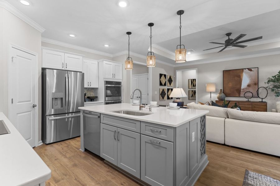 Representative furnished interior of a home built from the The Cherry Grove by Chesapeake Homes in Coastal Club of the Carolinas, Calabash (Image 13).