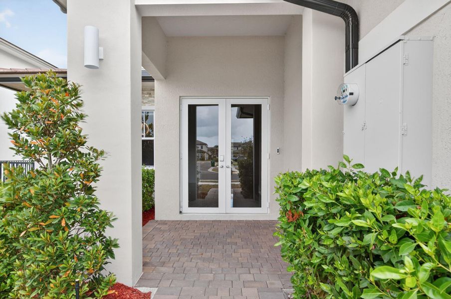 Front exterior of a new home in , Davie, FL, highlighting curb appeal (Image 25).