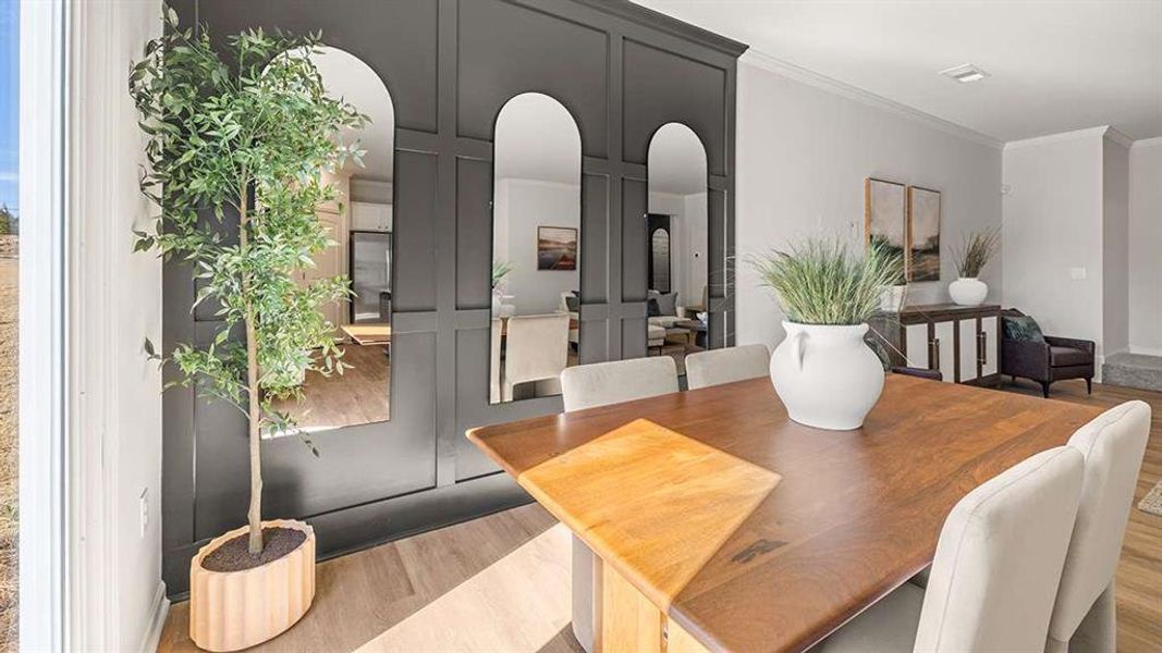 Furnished interior view inside a new home in Rosewood Farms, Acworth (Image 10).