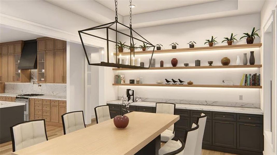 Furnished interior view inside a new home in , Woodstock (Image 31).