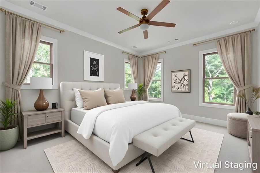 Furnished interior view inside a new home in , Gainesville (Image 6).