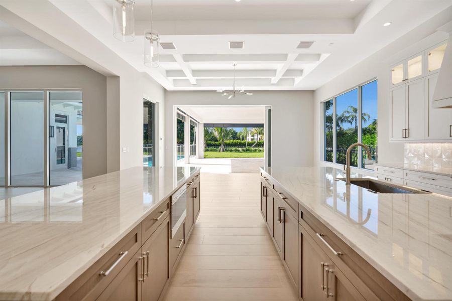 Furnished interior view inside a new home in , Palm Beach Gardens (Image 44).