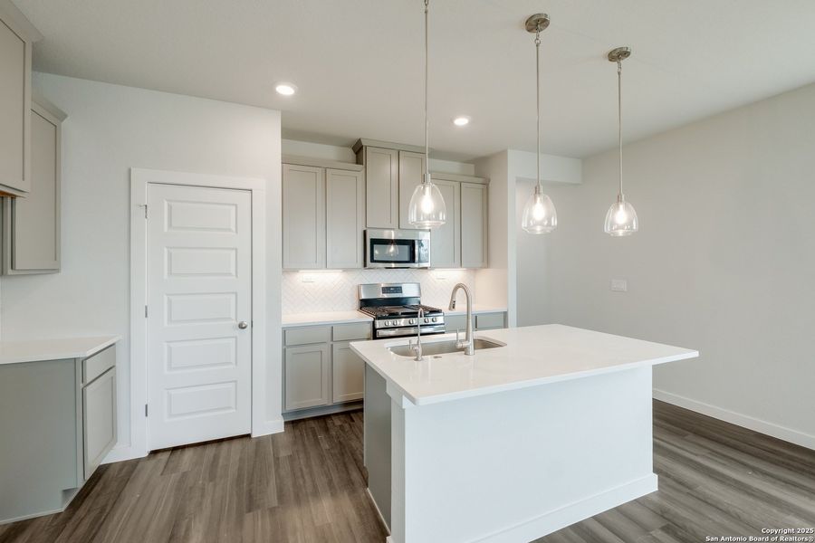 Furnished interior view inside a new home in Talley Fields, San Antonio (Image 5). Furnished interior view inside a new home in Talley Fields, San Antonio (Image 5).