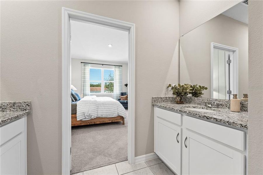 Furnished interior view inside a new home in Sunset Lakes Estates, Mascotte (Image 28).