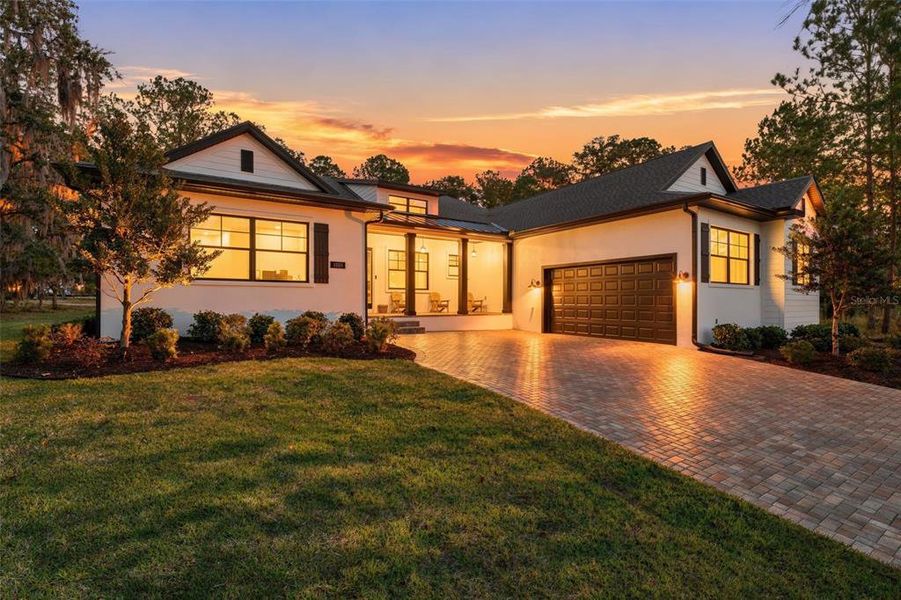 Front exterior of a new home in , Brooksville, FL, highlighting curb appeal (Image 26). Front exterior of a new home in , Brooksville, FL, highlighting curb appeal (Image 26).