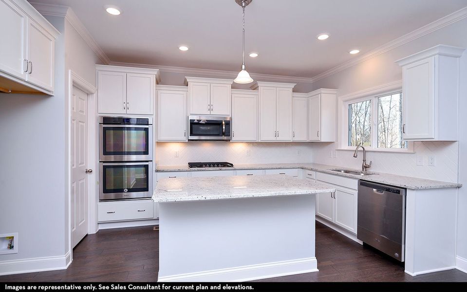Furnished interior view inside a new home in Aden Woods, Nashville (Image 5).
