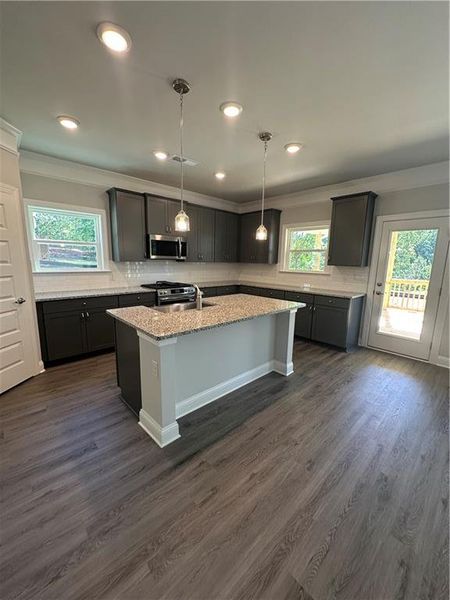 Furnished interior view inside a new home in , Villa Rica (Image 8). Furnished interior view inside a new home in , Villa Rica (Image 8).