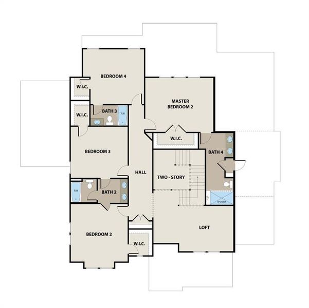 2D floor plan layout of this home in , Jefferson, GA (Image 5).