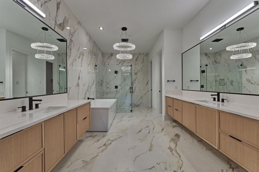 Furnished interior view inside a new home in , Spring (Image 16). Furnished interior view inside a new home in , Spring (Image 16).