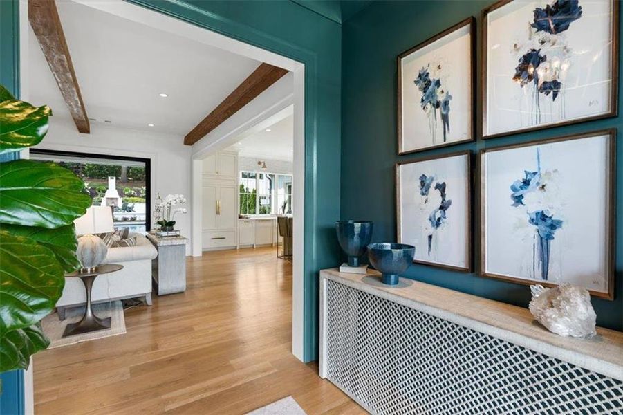 Furnished interior view inside a new home in , Roswell (Image 40).