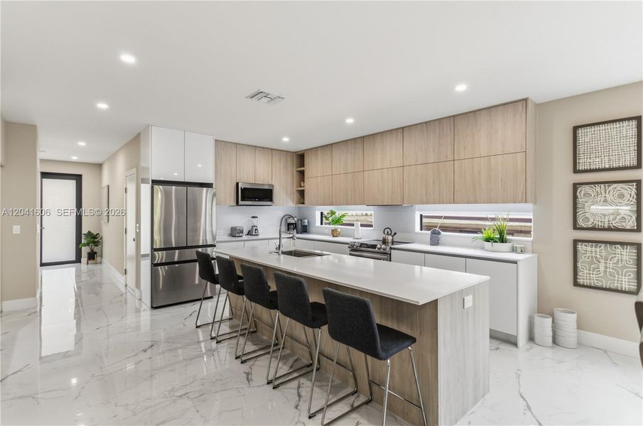 Furnished interior view inside a new home in , Fort Lauderdale (Image 35).
