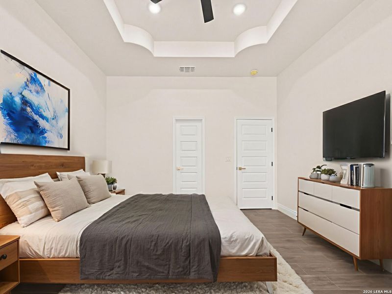 Furnished interior view inside a new home in , Elmendorf (Image 8).