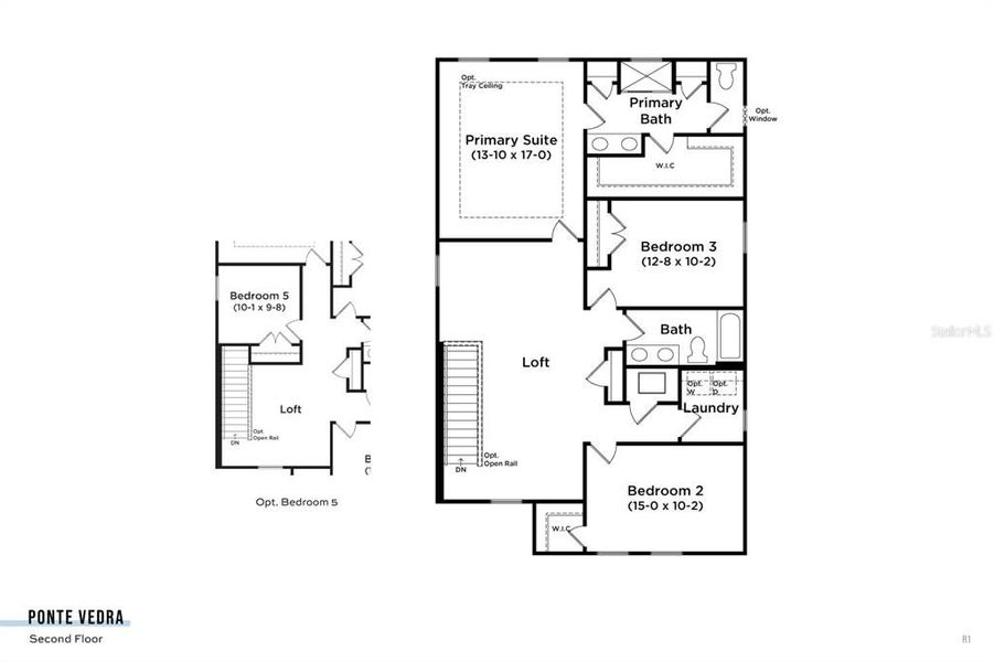 2D floor plan layout of this home in Hamilton Bluff, Lake Hamilton, FL (Image 1).