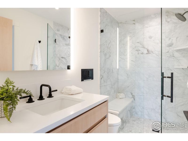 Furnished interior view inside a new home in , Boulder (Image 18).