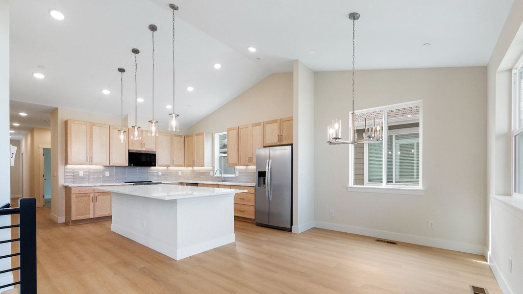 Furnished interior view inside a new home in Dillon Pointe - City, Broomfield (Image 11).