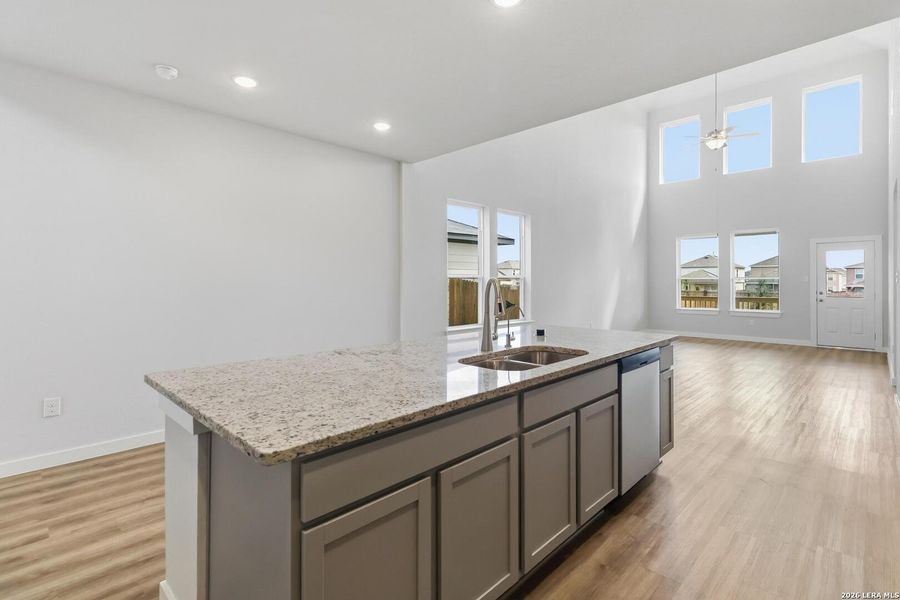 Furnished interior view inside a new home in Hickory Ridge, Elmendorf (Image 12).